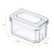 14pcs Stackable BPA-Free Refrigerator Storage Bins Pull Out Storage Drawer with Lids Drain Trays Kitchen Organization,Transparent Food Storage Bins Set